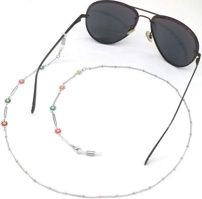 Brillenkoord met Bloemetjes - Ketting voor Zonnebril