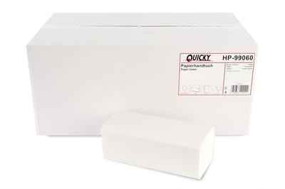 XXL Voordeelverpakking Papieren Keukenrol, ZZ Vouw, 2-Laags Cellulose, Wit, 4000 Vel