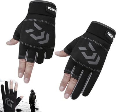 Antislip Zomer Handschoenen Voor Heren - Mountainbike & Vissenhandschoenen met Klittenband