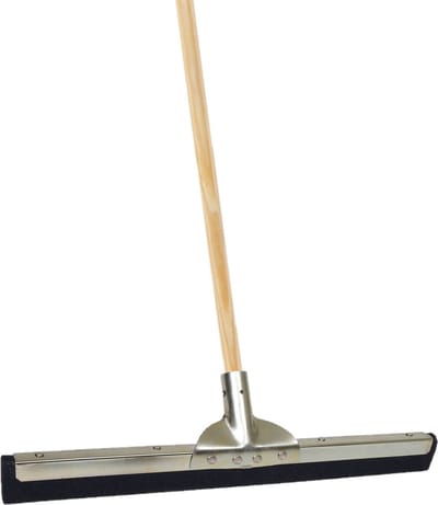 Betra Vloertrekker/douchetrekker - voor water metaal/rubber 55 cm - met houten steel 150 cm