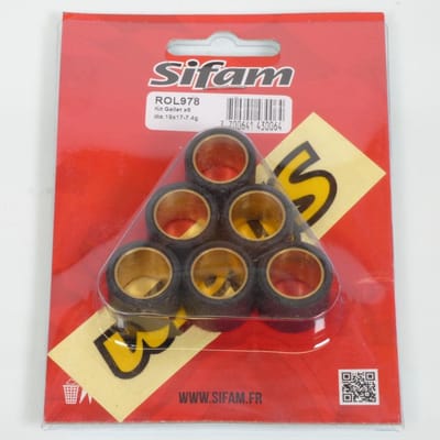 sifam variatorrol voor scooter piaggio 125 vespa gts 2007-2012 19x17 7.4grs nieuw
