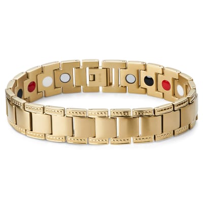 Goudkleurige Titanium Magnetische Armband