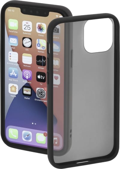 Hama Invisible Cover Hoesje geschikt voor iPhone 13 Pro - Hard Cover - Schokabsorberend - Zwart
