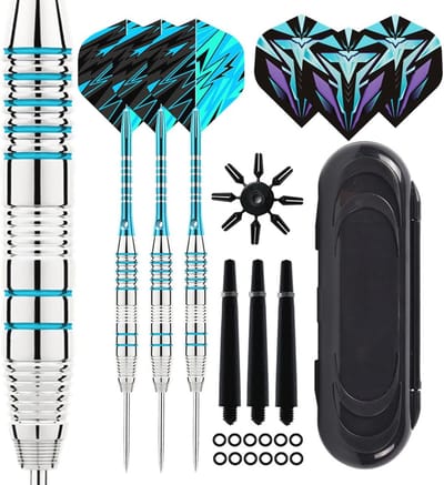 Professionele Steeltip Dartpijlen Set 23g – Perfecte Balans en Vliegstabiliteit