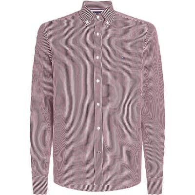Tommy Hilfiger Tommy knit stripe shirt rouge