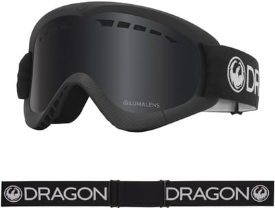 Dragon Alliance DXS Jeugd Skibril - Black/Dark Smoke