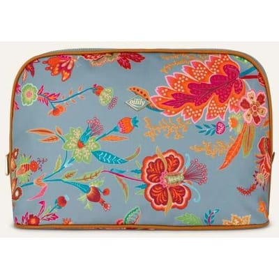 Oilily Chelsey - Toilettas - Dames - Met Spiegeltje - Waterdicht - Blauw - One size