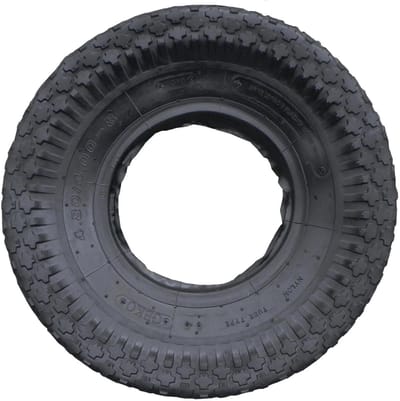GEKO Banden - 4.00-8 - Voor kruiwagens en karren - 39 cm hoogte - 8,5 cm breedte