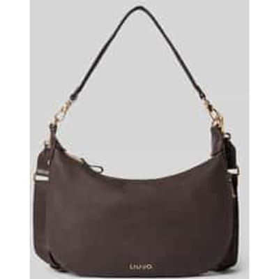 LIU JO schoudertas Kaliska Hobo Bag Deep Brown donkerbruin