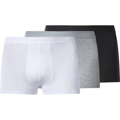 esmara Men Set van 3 heren boxers - Plus size (Zwart/grijs/wit, XXL)