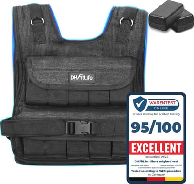 Verstelbaar Gewichtsvest voor Krachttraining en Spieropbouw - Compact en Stabiel - Gewicht tot 20 KG