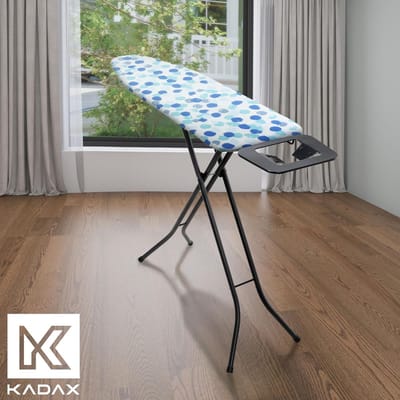 RFWR® Universele Strijkplankhoes met Trekkoord - Vervangende Strijkplankhoes voor Kreukvrij Strijken (126 x 45 cm)