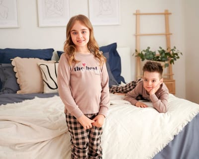 Doctor Nap Katoenen Matching Familie Gezin Pyama Jongens & Meisjes Unisex Lange Mouw Lange Broek Kerst Winter Better PDU.5218 110/116