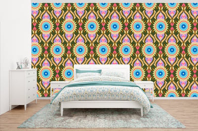 Behang - Fotobehang Design - Orient - Retro - Breedte 500 cm x hoogte 280 cm