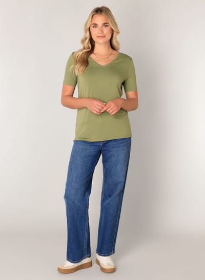 BASE LEVEL Yanic Jersey Shirt - Green - maat 36