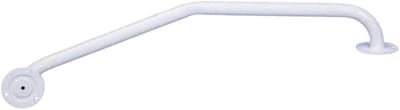 Gebogen Leuning - Trapleuning Wandmontage - Veilig Lopen - Duurzame Epoxy Afwerking - 720mm - Wit