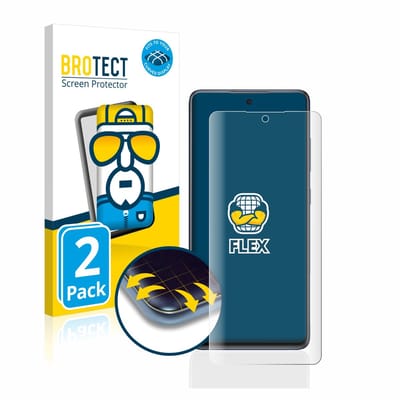 BROTECT - Screenprotector voor Samsung Galaxy S20 FE / 5G - Folie Beschermfolie transparant volledig dekking - 2 Stuks