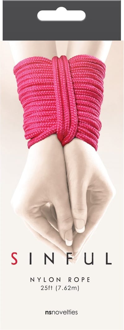 Nylon Bondage Touw - Roze 7,62 meter