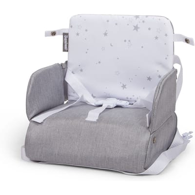 Baninni 2-in-1 Stoelverhoger & Lunchtas Elvira Grijs