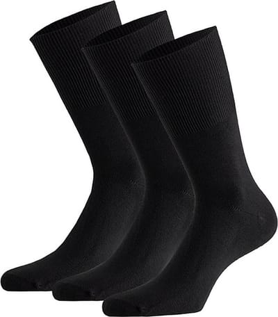 Apollo Modal Antipress Sokken Zwart 39-42 3 paar