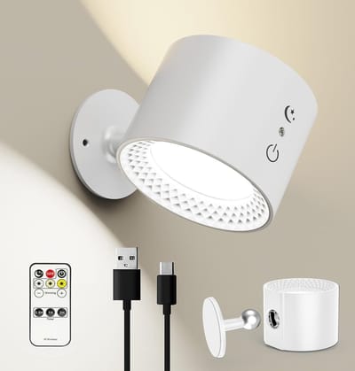 Solacis Wandlamp oplaadbaar - Wandlamp - Wandlamp oplaadbaar binnen - Wandlamp binnen - Must have voor in uw woning!