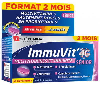 Forté Pharma ImmuVit' 4G Sénior 60 Tabletten