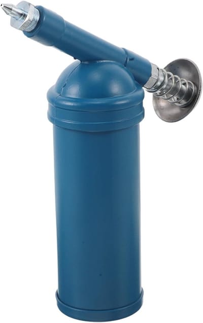 Mini vetspuit - Draagbare vetdispenser - Machine onderhoud - Lekvrij ontwerp - 80 ml reservoir - Blauw