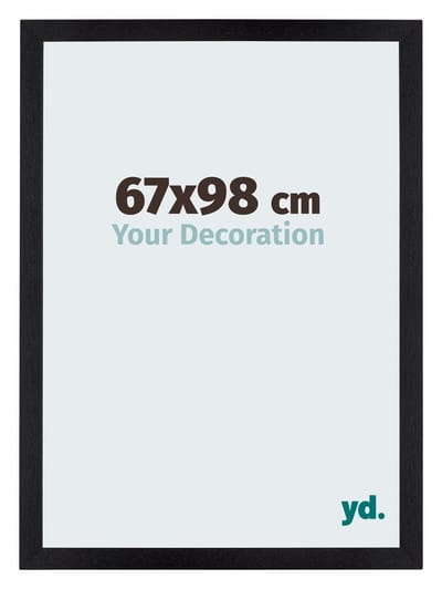 Your Decoration - Puzzellijst 67x98 cm - Zwart Mat - Puzzellijst 1500-2000 stukjes - MDF Fotolijst - Mura