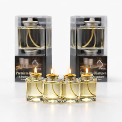 EasyMart Olielampen 4-delig – 35 Uur Brandduur – Binnen & Buiten – Tuinfakkels – Tuinverlichting – Oliekaars – Windlicht – Terras & Balkon
