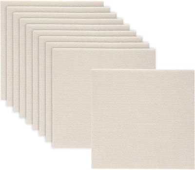 Set van 30 Zelfklevende Tapijttegels 30 x 30 cm, Antislip Vloertegels voor Doe-Het-Zelf Projecten in Slaapkamer, Woonkamer, Keuken en Eetkamer, Beige Kleur