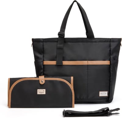 Luiertas Tote - Babytas Schoudertas - Babybenodigdheden Organiseren - Waterbestendig Nylon Materiaal - 49.78 x 15.75 x 34.8 cm