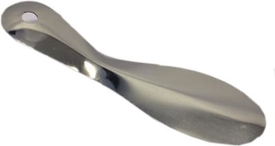 Cosy & Trendy Schoenlepel - metaal - zilver - 18 cm - met ophanggaatje - instaphulp