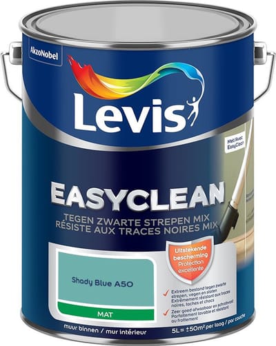 Levis - Easyclean Tegen Zwarte Strepen Mix - Shady Blue A50 - Mengverf - 5 L