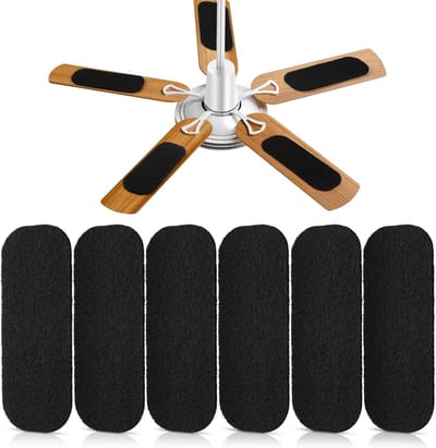 Allecto Plus - Plafondventilatorfilters met Actieve Kool en Lijm - 6 stuks - Vermindering van Stof en Geuren - Ventilatorluchtzuivering