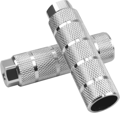 Fiets Pinnen - Voetsteunen - Extra Grip - Antislip Design - 110 mm - Zilver