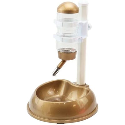 Automatische Huisdier Drinkbak Hondenbakken Waterflessen Universele Hondendrinkbak Voerbak Hefbare Bak Dispenserbak Puppy Huisdierproducten white