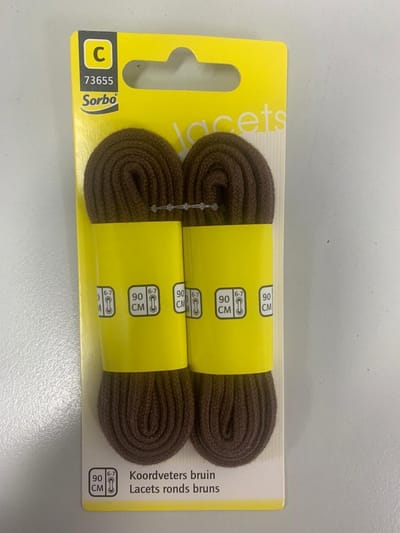 Sorbo koordveter fijn 90cm bruin 4 st