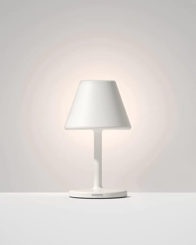 Sompex | Tafellamp | Twin | Op Accu | Wit - dimbaar - oplaadbaar - voor binnen en buiten