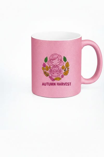 Autumn Harvest Mok - Keramische Koffiemok met Herfst Design