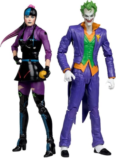 McFarlane Toys DC Multiverse Action Figuur Pack of 2 The Joker & Punchline 18 cm Action Figuur
