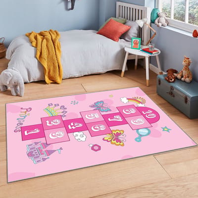 Vloerkleed Kinderkamer - Speelkleed Baby - Speelmat - Speeltapijt - Tapijt voor Kinderkamer - 150*80 cm - Vloerkleed Hinkelen