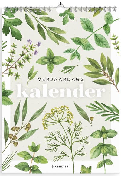 Fabrikten Verjaardagskalender Herbe - A4 - Kruiden