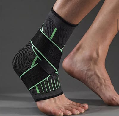 Chibaa - Enkelband - Enkelbraces - Ondersteuning - Sport - Blessures en herstel - Verstelbaar - Large (41-43)