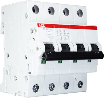 ABB krachtgroep 3 Polig +N C25ampere