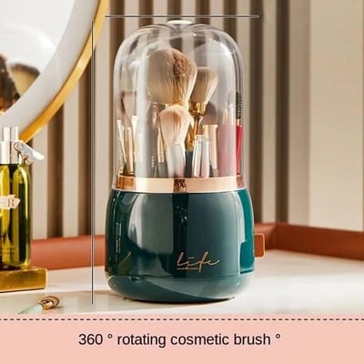 Make-up Kwasten Opberg Houder Stofdicht Roterende Kwasten Houder Lipstick Oogschaduw Make-up Kwasten Emmer Bureau Organizer