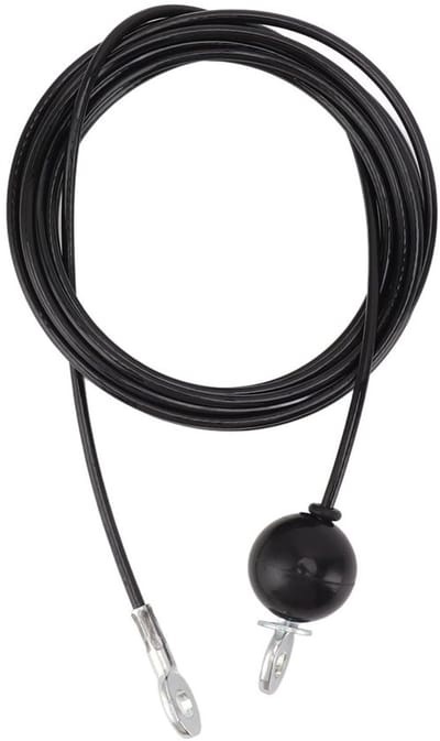 Allecto - Fitness Katrolkabel - Heavy Duty Staaldraad - 4m Lang
