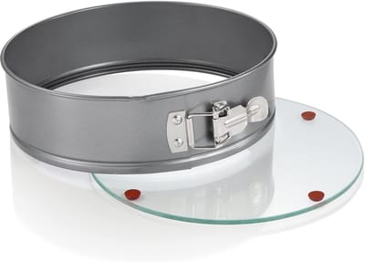 Taartvorm - Springvorm - Gebak Maken - Met Glazen Bodem - Ø 24 cm - Metaal