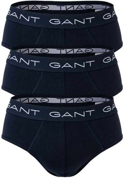 Gant 900023001 Slips 3 Eenheden Blauw 2XL Man