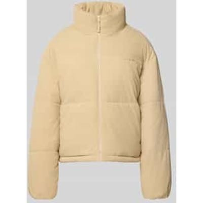 Regular fit gewatteerd jack in ribcordlook