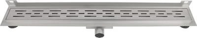 Douchegoot - Muur flens RVS - 7 x 7 x 70 cm